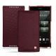 Capa em pele Sony Xperia Z5 Compact - Lie de vin ( Pantone 5115C ) 