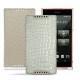 Sony Xperia Z5 Compact leather case - Crocodile milk