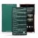 Custodia in pelle Sony Xperia Z5 Compact - Crocodile pino