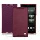 Custodia in pelle Sony Xperia Z5 Compact - Prune vintage ( Pantone 512C ) 