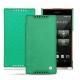 Housse cuir Sony Xperia Z5 Compact - Menthe vintage ( Pantone 562C ) 