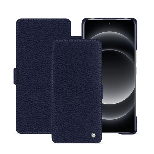 Klapphülle aus Leder für Xiaomi 14 Ultra | Prestige-ReiheCobalt ( Pantone #2b253f ) 