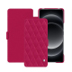 硬质真皮保护套 Xiaomi 14 Ultra - Rose fluo - Couture ( Pantone #ff16b4 ) 