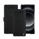 Xiaomi 14 Ultra leather case - Autruche nero ( Noir / Black) 