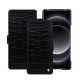 Capa em pele Xiaomi 14 Ultra - Crocodile nero ( Noir / Black) 