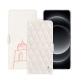Xiaomi 14 Ultra leather case - Blanc escumo - Couture ( Pantone #D6D6D1 )