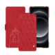 Capa em pele Xiaomi 14 Ultra - Rouge troupelenc - Couture ( Pantone #AB191A )