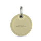 Llavero de cuero - Beige PU ( Pantone #ceb888 ) 