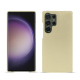 Custodia in pelle Samsung Galaxy S24 Ultra - Beige ( Nappa - Pantone #ceb888 ) 