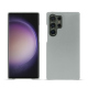 Samsung Galaxy S24 Ultra leather cover - Gris ( Nappa - Pantone #c1c6c8 ) 