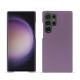 Capa em pele Samsung Galaxy S24 Ultra - Lilas ( Nappa - Pantone #b9a3e3 ) 