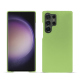 Custodia in pelle Samsung Galaxy S24 Ultra - Vert olive ( Nappa - Pantone #a7c58e ) 