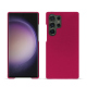 Custodia in pelle Samsung Galaxy S24 Ultra - Rose fluo ( Pantone #ff16b4 ) 