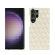 Capa em pele Samsung Galaxy S24 Ultra - Blanc - Couture ( Nappa - White ) 