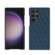Custodia in pelle Samsung Galaxy S24 Ultra - Indigo - Couture ( Pantone #1f4565 ) 