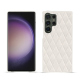 Funda de piel Samsung Galaxy S24 Ultra - Blanc escumo - Couture ( Pantone #D6D6D1 )