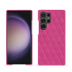 가죽 커버 Samsung Galaxy S24 Ultra - Rose BB - Couture ( Pantone #DB599F )