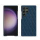 Funda de piel Samsung Galaxy S24 Ultra - Blu mediterran - Couture ( Pantone #0E3043 )