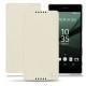Sony Xperia Z5 leather case - Blanc ( Nappa - White ) 