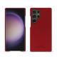 Custodia in pelle Samsung Galaxy S24 Ultra - Rouge PU ( Pantone #d50032 )