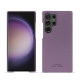 Lederschutzhülle Samsung Galaxy S24 Ultra - Lilas PU ( Pantone #b9a3e3 )
