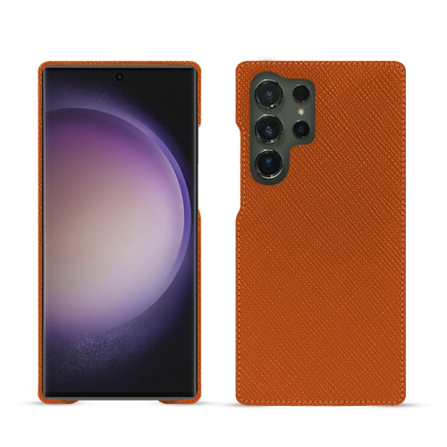 Premium-Schutzhülle Galaxy S24 Ultra | Entscheiden Sie sich für das BesteOrange vibrant ( Pantone #e36b39 ) 