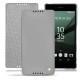 Custodia in pelle Sony Xperia Z5 - Gris ( Nappa - Pantone W428C ) 