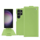 Samsung Galaxy S24 Ultra leather case - Vert olive ( Nappa - Pantone #a7c58e ) 
