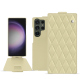 Funda de piel Samsung Galaxy S24 Ultra - Beige - Couture ( Nappa - Pantone #ceb888 ) 