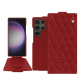 Funda de piel Samsung Galaxy S24 Ultra - Tomate - Couture ( Pantone #a61715 )