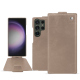 Custodia in pelle Samsung Galaxy S24 Ultra - Taupe vintage ( Pantone #bda790 ) 