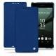 Sony Xperia Z5 leather case - Bleu océan ( Nappa - Pantone 293C ) 