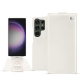 Capa em pele Samsung Galaxy S24 Ultra - Blanc escumo ( Pantone #D6D6D1 )