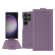 Samsung Galaxy S24 Ultra leather case - Lilas PU ( Pantone #b9a3e3 )