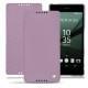 Custodia in pelle Sony Xperia Z5 - Lilas ( Nappa - Pantone 2645U ) 