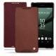 Sony Xperia Z5 leather case - Passion vintage ( Glutton - Red ) 