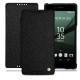 가죽 커버 Sony Xperia Z5 - Ebène ( Sleek P C12 - Black ) 