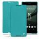 Lederschutzhülle Sony Xperia Z5 - Bleu fluo