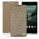 Custodia in pelle Sony Xperia Z5 - Autruche desert