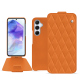 硬质真皮保护套 Samsung Galaxy A55 - Orange - Couture ( Nappa - Pantone #ff9351 ) 