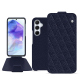 Housse cuir Samsung Galaxy A55 - Cobalt - Couture ( Pantone #2b253f ) 
