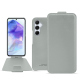 Housse cuir Samsung Galaxy A55 - Gris PU ( Pantone #c1c6c8 ) 