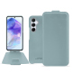 Housse cuir Samsung Galaxy A55 - Bleu Ciel PU ( Pantone #abcae9 )