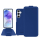 Samsung Galaxy A55 leather case - Bleu Océan PU ( Pantone #003da5 )