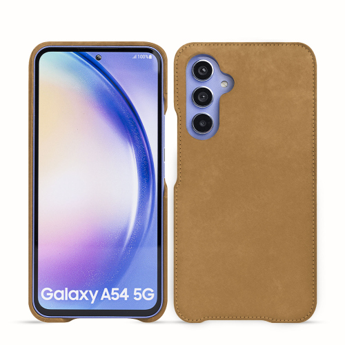 Luxus-Rückschale für Samsung Galaxy A54Sable vintage ( Pantone #9b7340 ) 