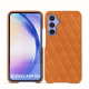 Capa em pele Samsung Galaxy A54 - Mandarine vintage - Couture ( Pantone #d47231 ) 