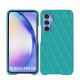 レザーケース Samsung Galaxy A54 - Bleu fluo - Couture
