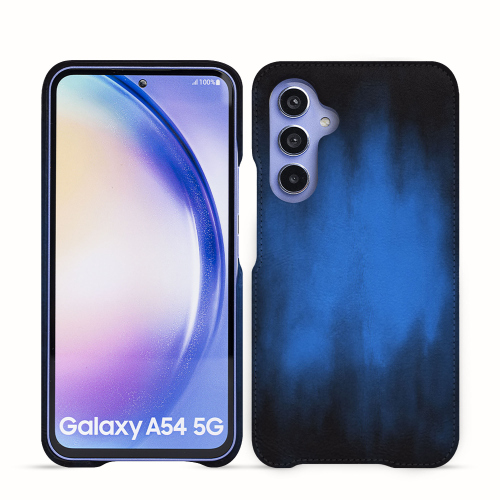 Funda trasera de lujo para Samsung Galaxy A54Bleu Patine