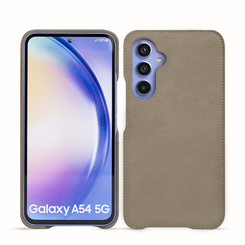 Deluxe back cover for Samsung Galaxy A54Darboun sabla ( Pantone #BCB1A1 )