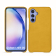 Funda de piel Samsung Galaxy A54 - Jaune soulèu ( Pantone #F3B934 )